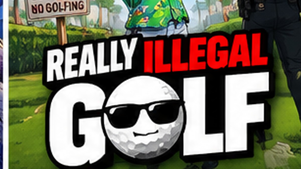 Really Illegal Golf Asks the Important Question: What If Golf Needed Security Guards? — original editorial gaming news illustration