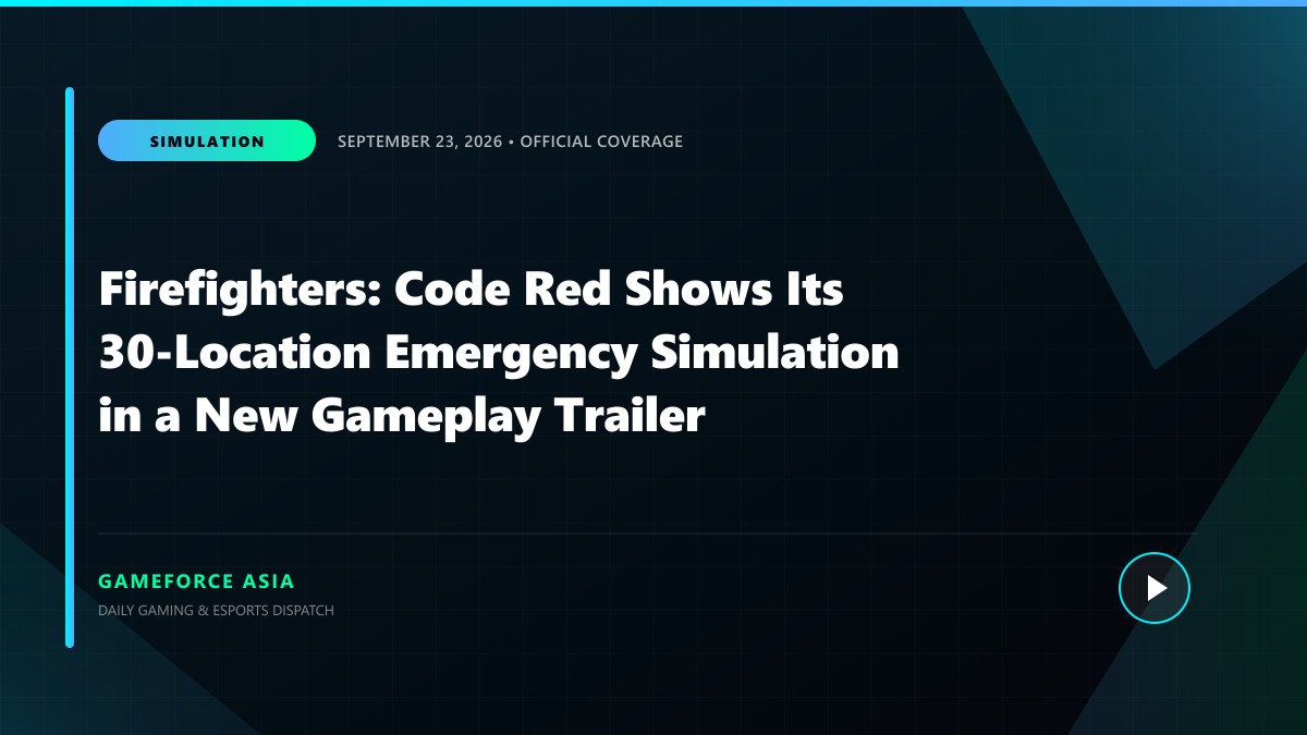 Firefighters: Code Red Shows Its 30-Location Emergency Simulation in a New Gameplay Trailer