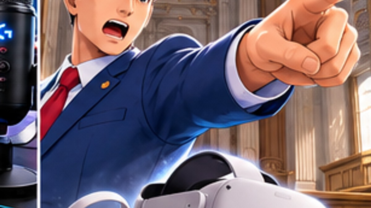 Ace Attorney: Dual Destinies VR Lets You Point, Shout and Object With Your Actual Hands