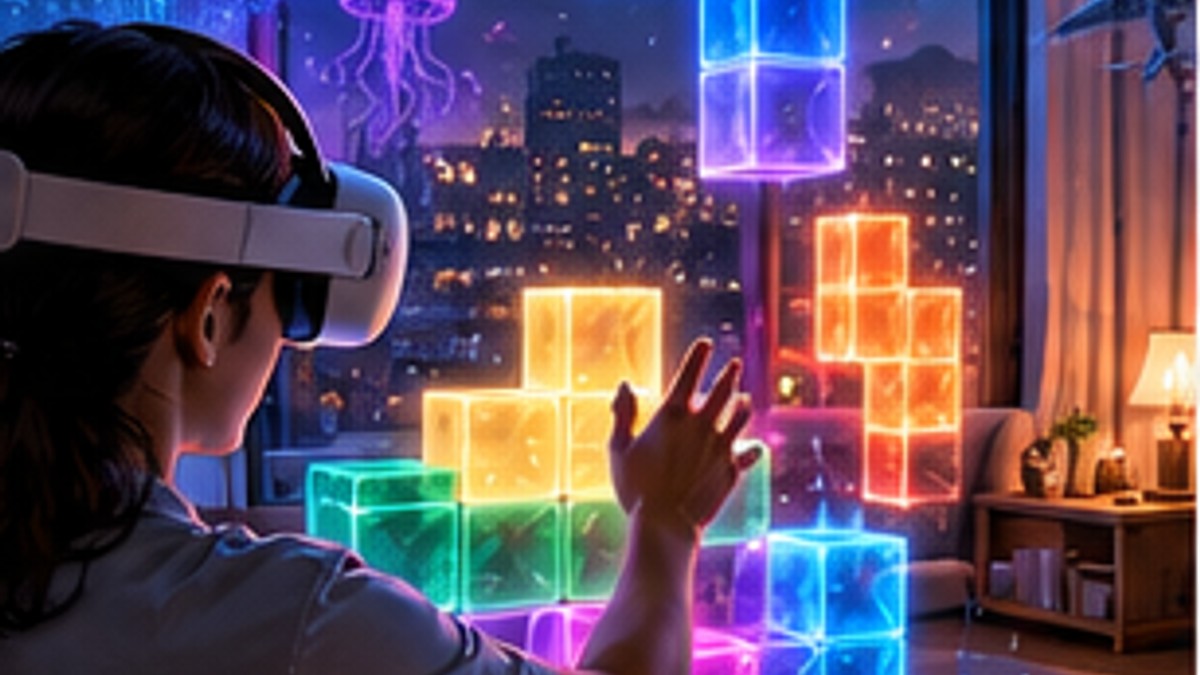 Tetris Effect: Mixed Realities Plans to Turn Your Living Room Into the Puzzle Board