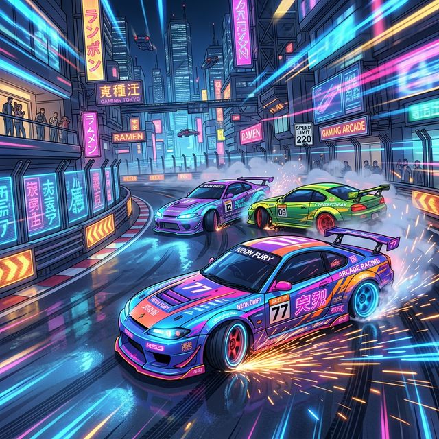 Screamer launches on Steam — anime arcade racing returns… with modern fine print